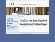 Tablet Screenshot of campuscounsel.ucla.edu