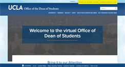 Desktop Screenshot of deanofstudents.ucla.edu