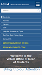 Mobile Screenshot of deanofstudents.ucla.edu
