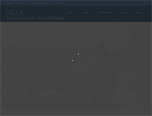 Tablet Screenshot of cjs.ucla.edu