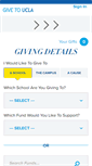 Mobile Screenshot of giving.ucla.edu