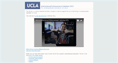 Desktop Screenshot of iei.ucla.edu