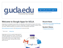 Tablet Screenshot of g.ucla.edu