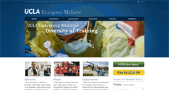 Desktop Screenshot of emergencymedicine.ucla.edu