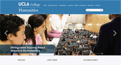 Desktop Screenshot of humanities.ucla.edu
