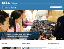 Tablet Screenshot of humanities.ucla.edu