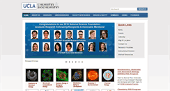 Desktop Screenshot of chemistry.ucla.edu
