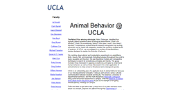 Desktop Screenshot of animalbehavior.ucla.edu
