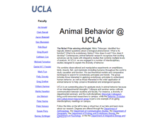 Tablet Screenshot of animalbehavior.ucla.edu