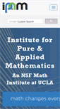 Mobile Screenshot of ipam.ucla.edu