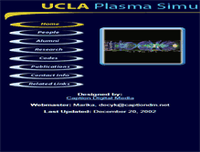 Tablet Screenshot of exodus.physics.ucla.edu
