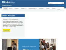 Tablet Screenshot of math.ucla.edu