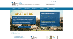 Desktop Screenshot of idre.ucla.edu