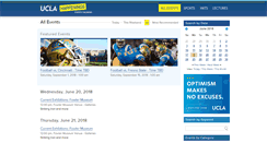 Desktop Screenshot of happenings.ucla.edu