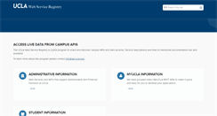 Desktop Screenshot of api.ucla.edu