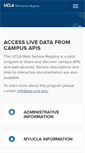 Mobile Screenshot of api.ucla.edu