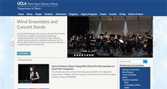 Desktop Screenshot of music.ucla.edu