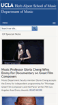 Mobile Screenshot of music.ucla.edu