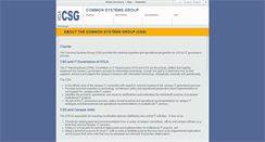 Desktop Screenshot of csg.oit.ucla.edu