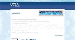Desktop Screenshot of myevents.ucla.edu