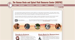 Desktop Screenshot of brainbank.ucla.edu