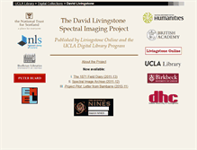 Tablet Screenshot of livingstone.library.ucla.edu