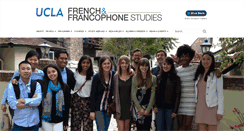 Desktop Screenshot of french.ucla.edu