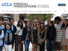 Tablet Screenshot of french.ucla.edu