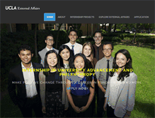 Tablet Screenshot of internships.support.ucla.edu