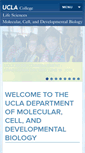 Mobile Screenshot of mcdb.ucla.edu
