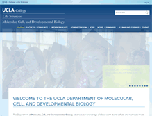Tablet Screenshot of mcdb.ucla.edu
