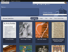 Tablet Screenshot of digidev.library.ucla.edu