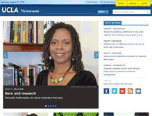 Tablet Screenshot of newsroom.ucla.edu