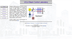 Desktop Screenshot of beamcontrol.seas.ucla.edu