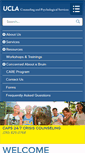 Mobile Screenshot of counseling.ucla.edu