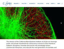 Tablet Screenshot of cnsi.ucla.edu