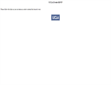 Tablet Screenshot of eventsrsvp.ucla.edu
