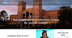 Desktop Screenshot of blog.admissions.ucla.edu