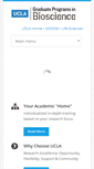 Mobile Screenshot of bioscience.ucla.edu