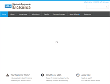 Tablet Screenshot of bioscience.ucla.edu