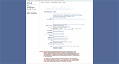 Desktop Screenshot of lostandfound.ucla.edu