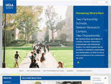 Tablet Screenshot of gseis.ucla.edu