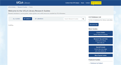 Desktop Screenshot of guides.library.ucla.edu
