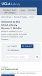 Mobile Screenshot of guides.library.ucla.edu
