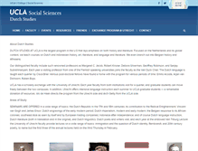 Tablet Screenshot of dutchstudies.ucla.edu
