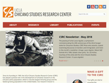 Tablet Screenshot of chicano.ucla.edu