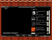 Tablet Screenshot of animation.library.ucla.edu