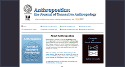 Desktop Screenshot of anthropoetics.ucla.edu